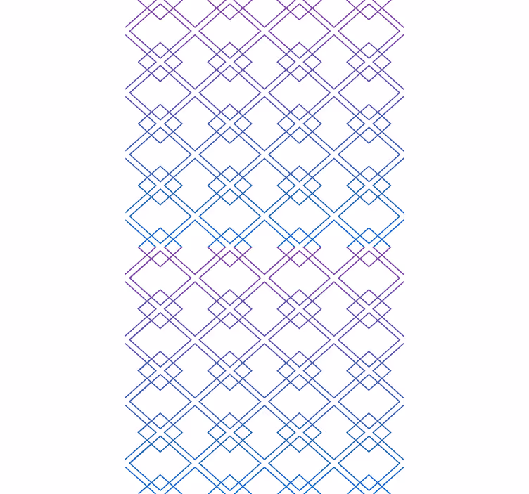Geometrijski zidni papir diamanti in Črte - TenStickers