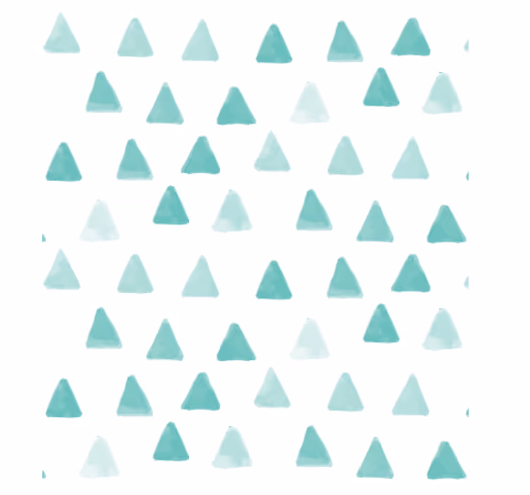 Geometrijski zidni papir s trikotnimi motivi - TenStickers