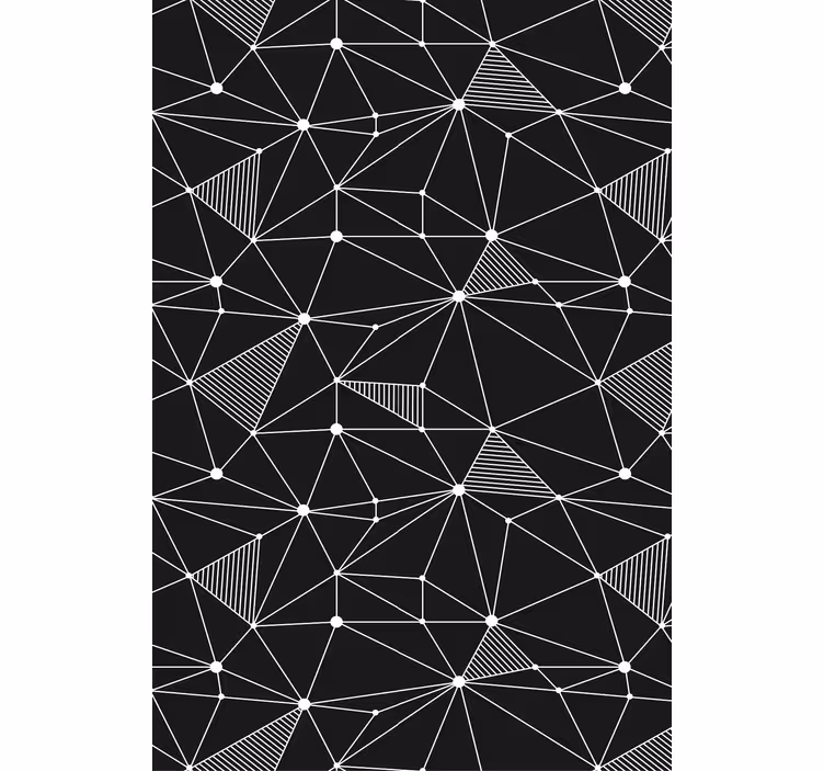 Geometrijski zidni papir drzni geometrijski vzorci - TenStickers