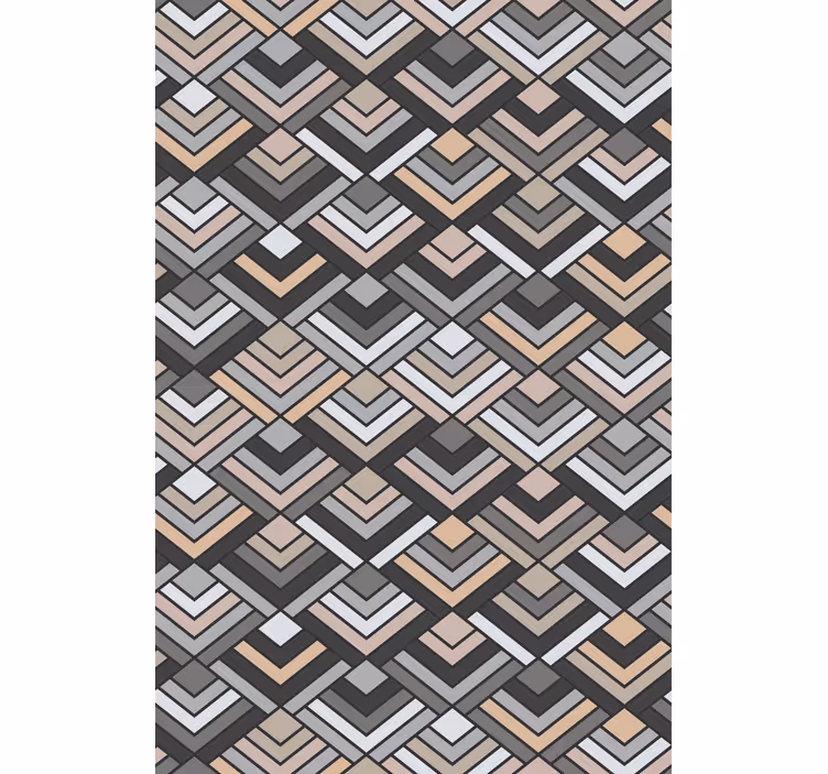 Geometrijski zidni papir plastični chevron vzorci - TenStickers
