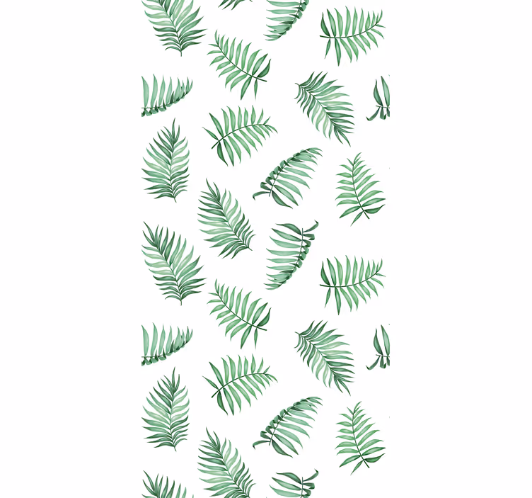 Tapeta narave zelene palmove liste - TenStickers