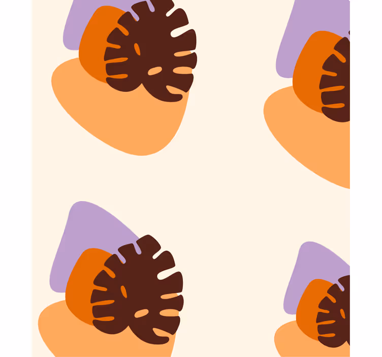 Tapeta narave barvni lističi - TenStickers