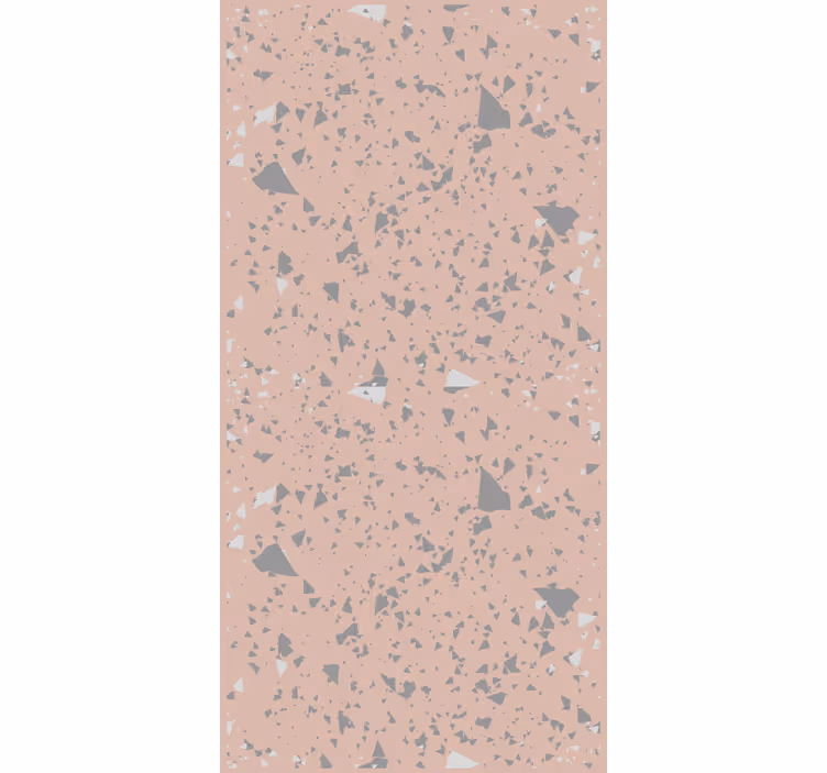 Tapete z drugačnim besedilom roza in siva terrazzo - TenStickers