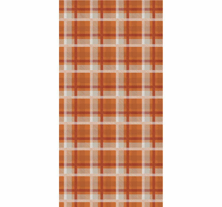 Autumn checkered tapeta za glavno spalnico - TenStickers