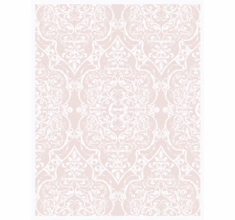 Light baroque pattern vintage tapeta - TenStickers