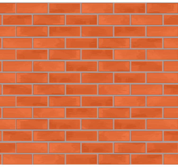 Kamniti tapeti rdeča opečna struktura - TenStickers