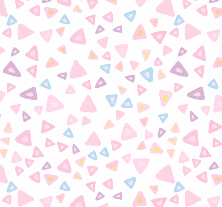 Tapeta z vzorcem ploščic kawaii stil pastelni vzorec - TenStickers