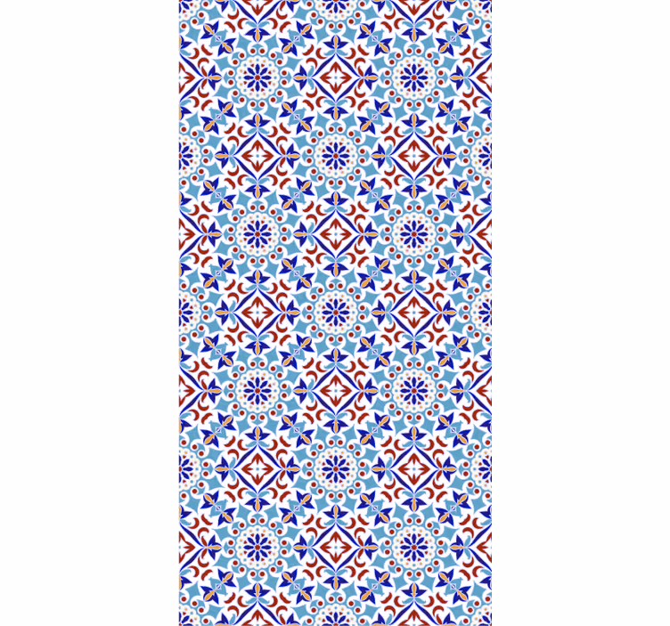 Tapeta z vzorcem ploščic keramični motiv - TenStickers