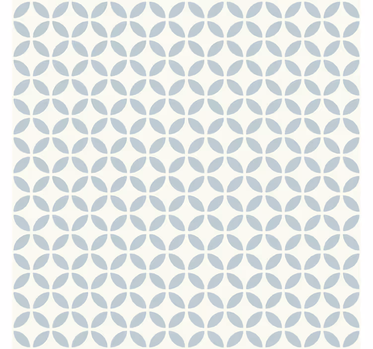 Circular patterned design tapeta z vzorcem ploščic - TenStickers