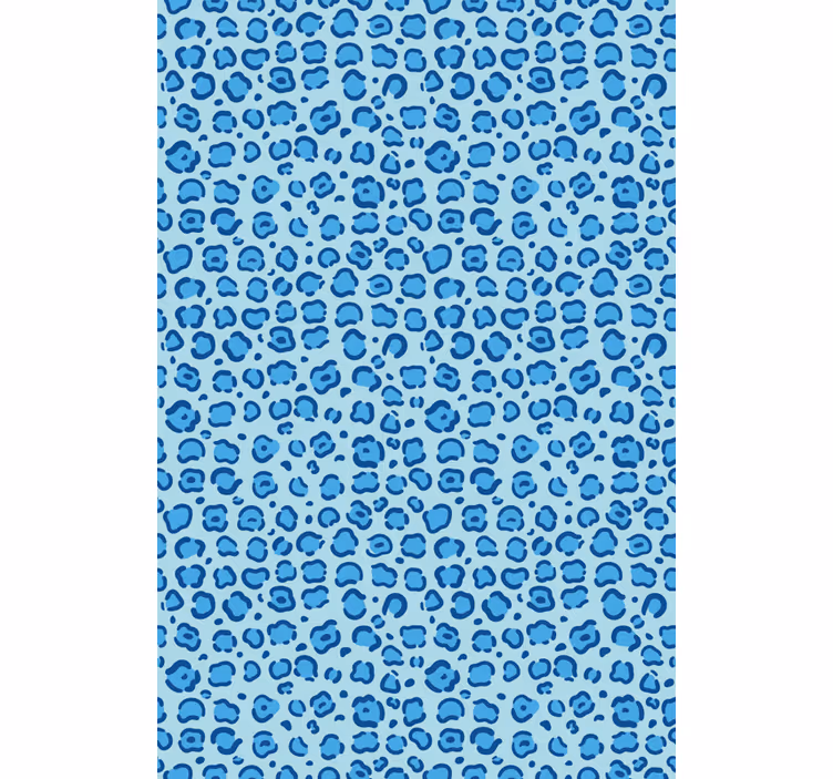 Tapete za otroške sobe s pikastim vzorcem v modri barvi - TenStickers