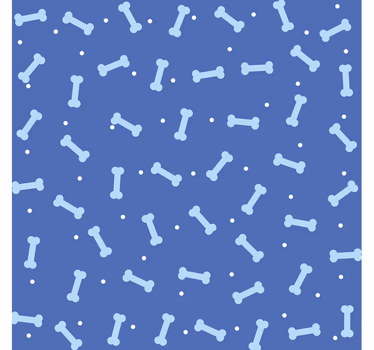 Tapete za otroške sobe vzorec kosti - TenStickers