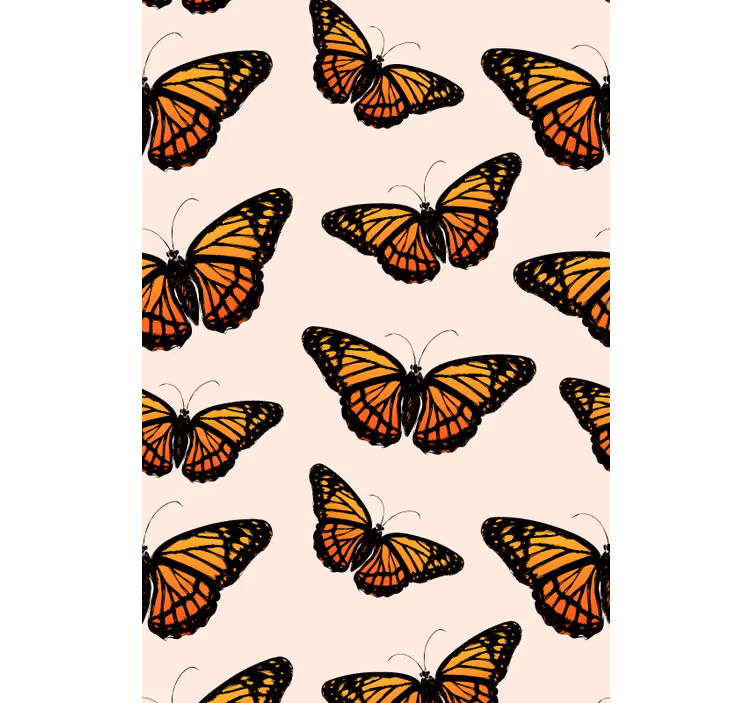 Metuljev ozadje vintage krilo monarh metulja - TenStickers