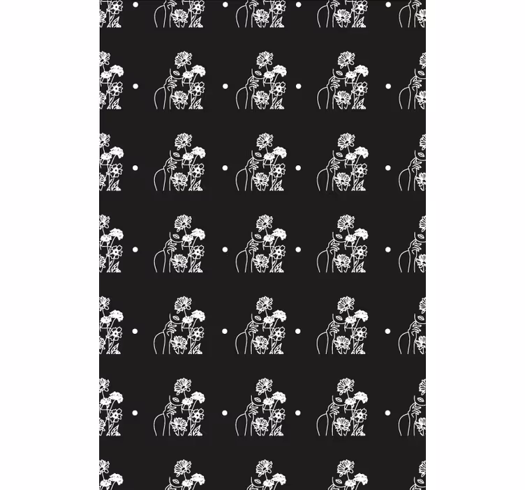 Black and white silhouette hodnikovski tapeti - TenStickers