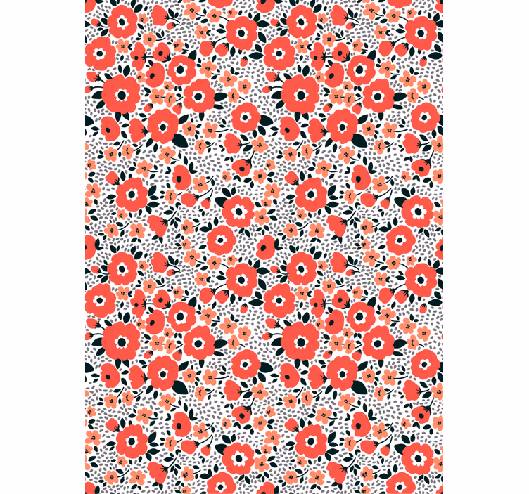 Hodnikovski tapeti s čarobnim vzorcem kužkov - TenStickers