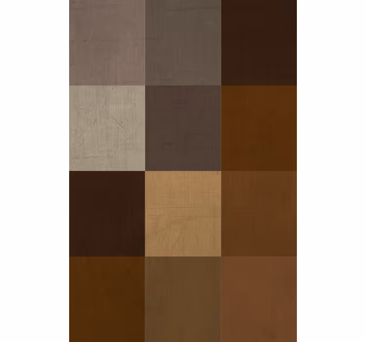 Tapeta za dnevno sobo z vzorcem patchwork - TenStickers