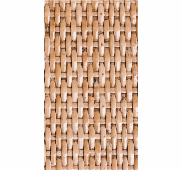 Tapeta za dnevno sobo z tkanim teksturiranim površjem - TenStickers