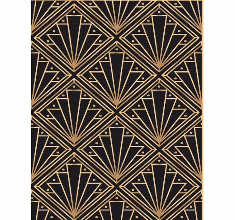 Tapeta za dnevno sobo v slogu art deco - TenStickers