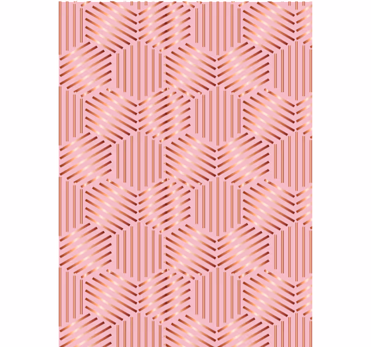 Tapeta za dnevno sobo geometrijsko razporejena - TenStickers