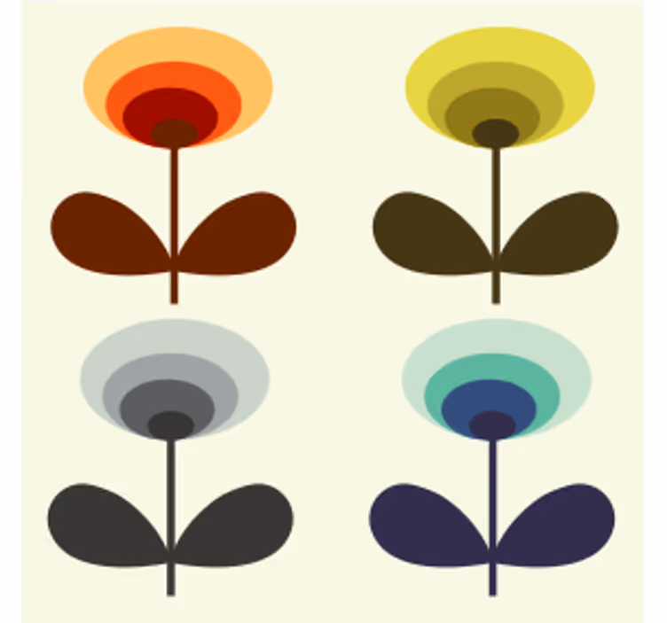 Vintage tapeta iz 70. let - TenStickers