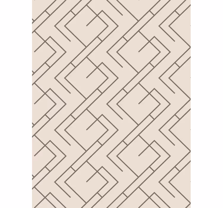 Stylish linear pattern geometrijski zidni papir - TenStickers