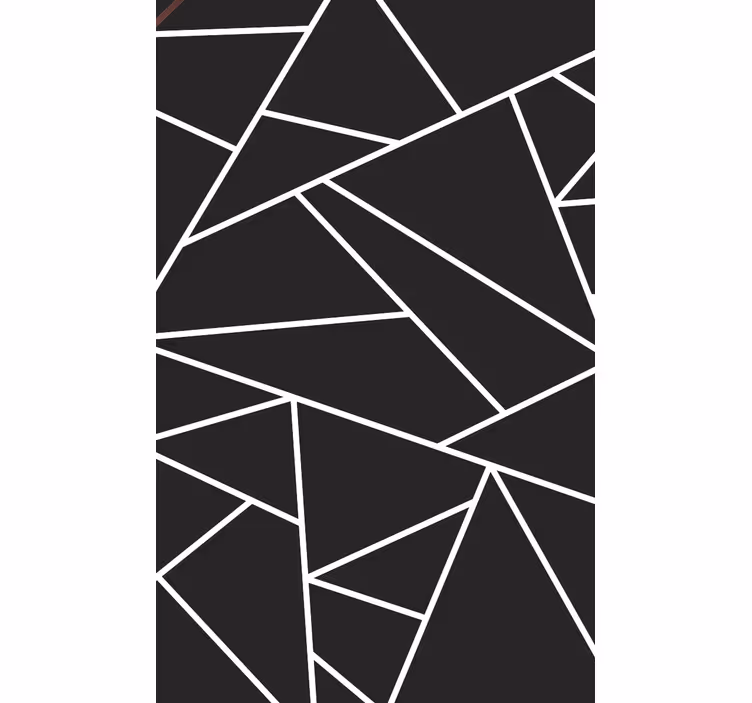 Abstract angular arrangement geometrijski zidni papir - TenStickers