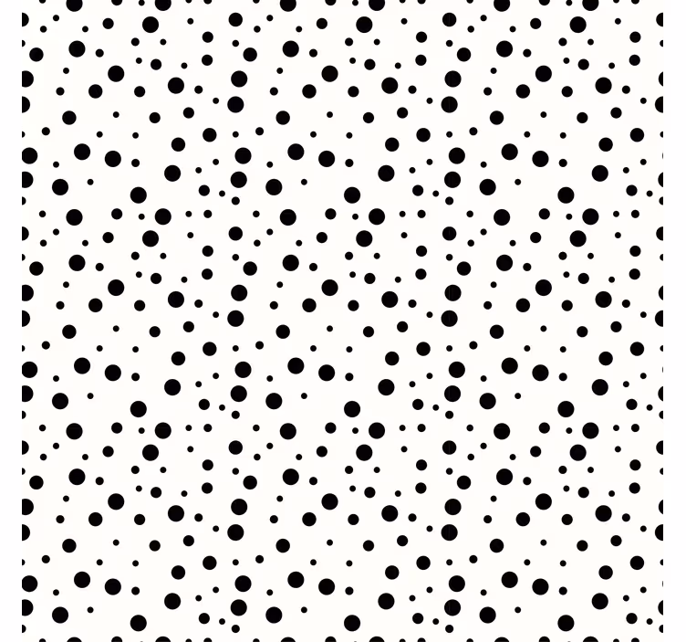 Monochrome dot pattern geometrijski zidni papir - TenStickers