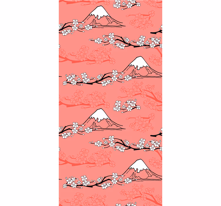 Tapeta z motivom drevesa pomlad - TenStickers