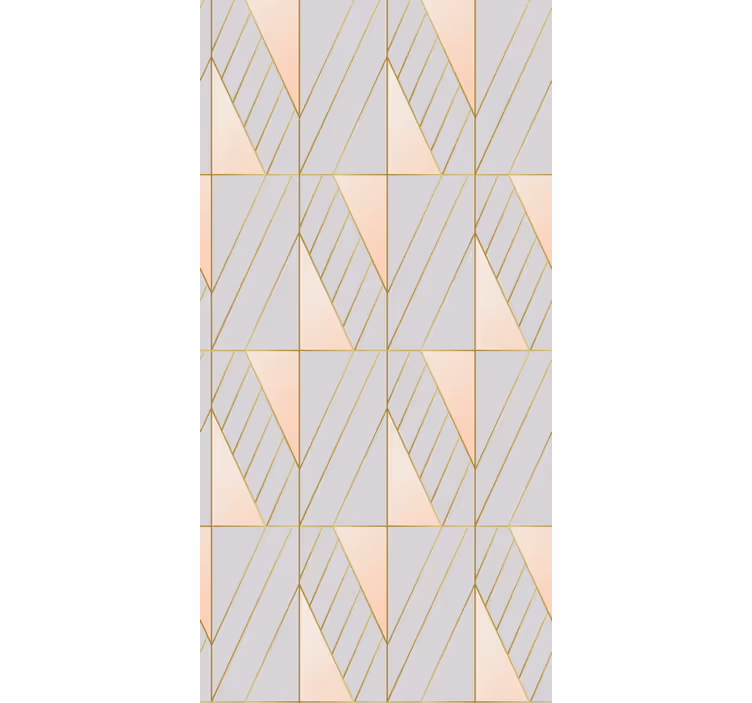 Moderno tapeta za stene geometrijski vzorci linij - TenStickers