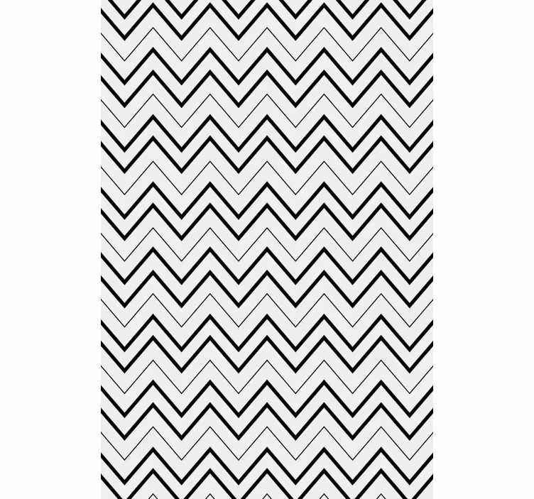 Moderno tapeta za stene geometrijski zigzag vzorec - TenStickers
