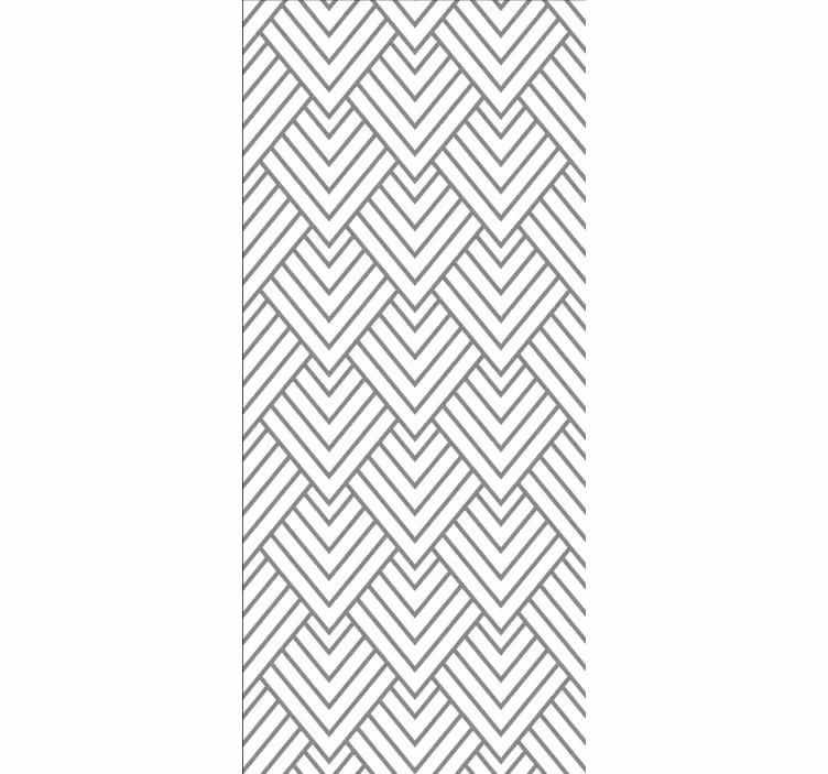 Kopalniški tapeta s sivim zigzag vzorcem - TenStickers