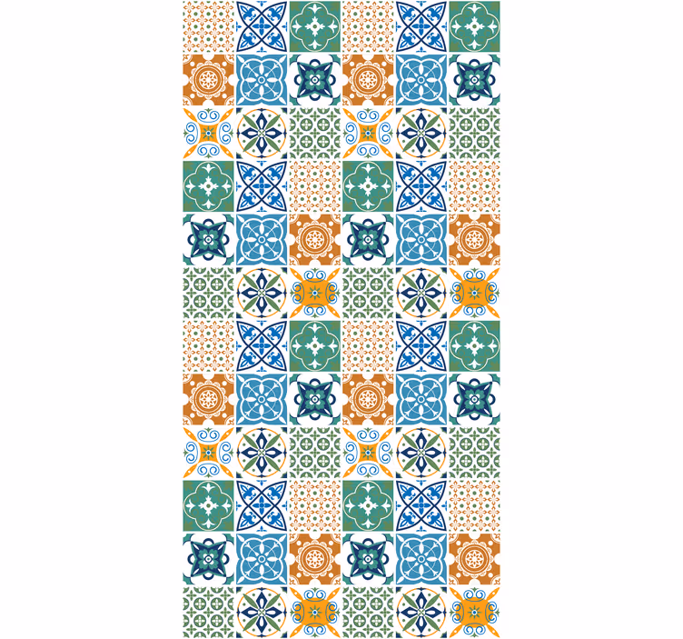Tapete za kuhinjo mešanica porcelanskih ploščic - TenStickers