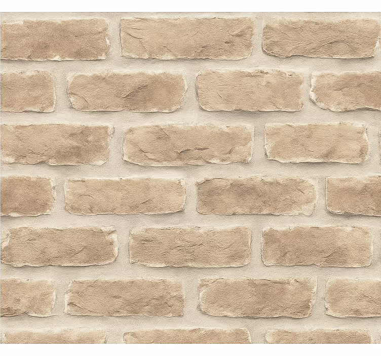 Tapeta za glavno spalnico rustikalna peščenjakova opeka - TenStickers