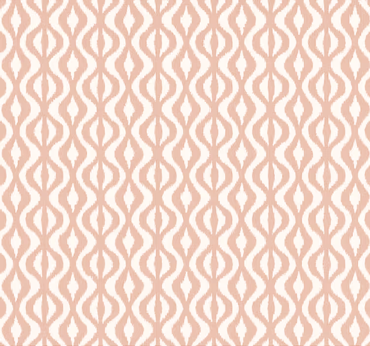 Tapeta za glavno spalnico v prahu rožnate ikat geometrija - TenStickers