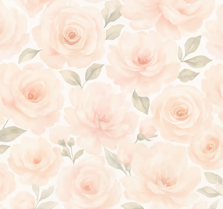 Tapeta za dnevno sobo rožnata peonija vintage - TenStickers