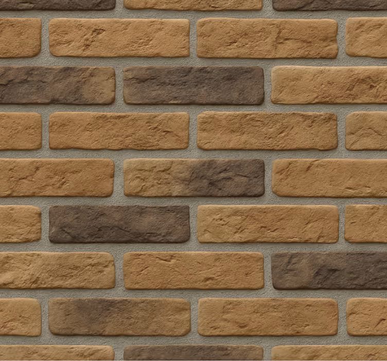 Tapeta za dnevno sobo fabrika opeke - TenStickers