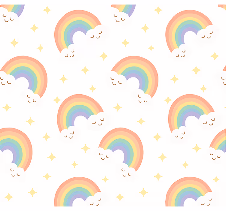 Tapete za otroške sobe mavrična otroška soba - TenStickers