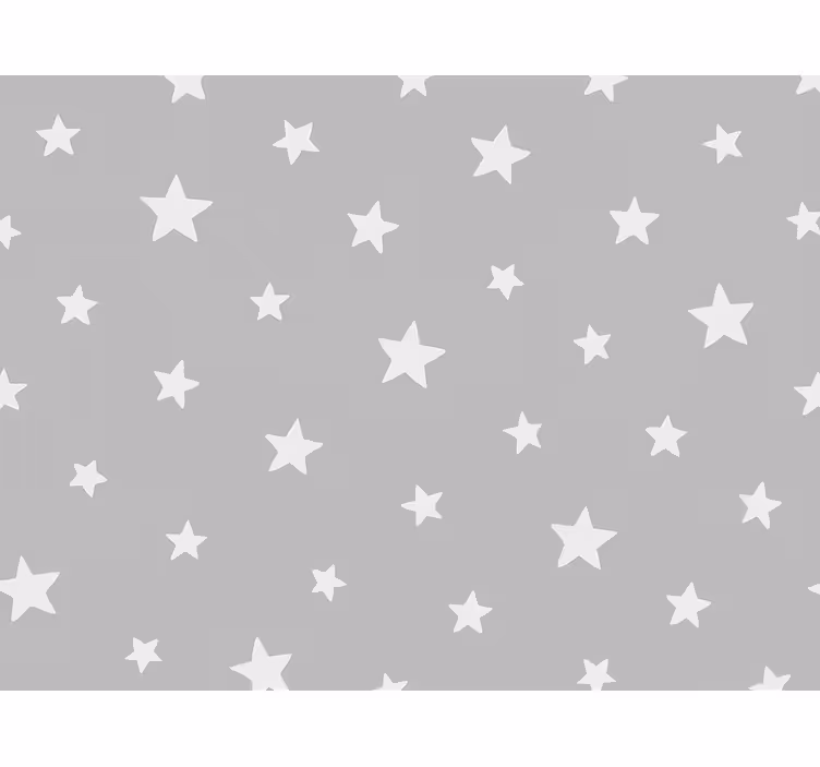 Tapete za otroške sobe z motivom sivih zvezd - TenStickers
