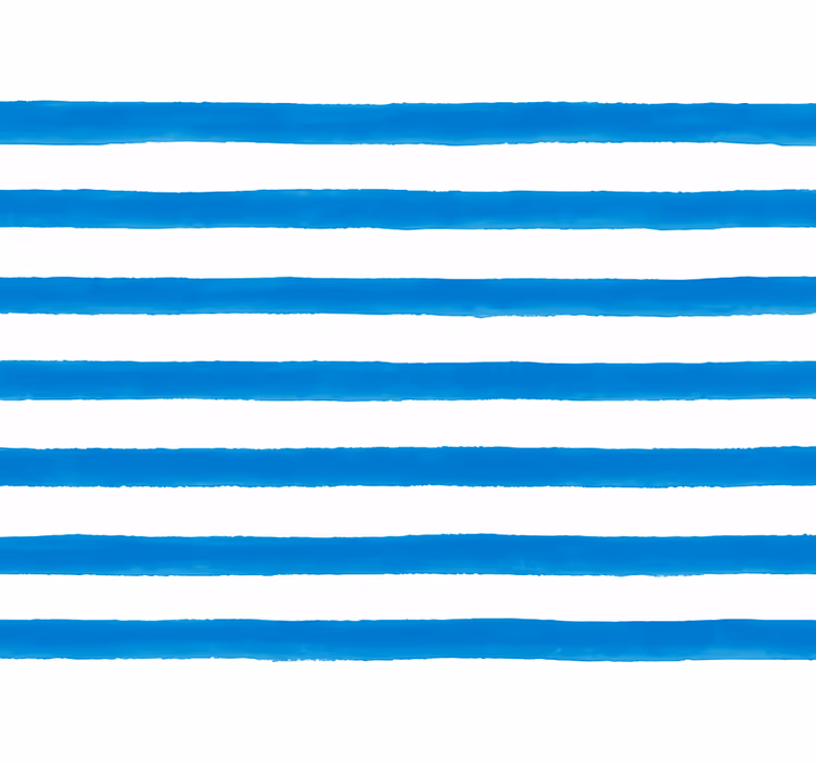 Tapeta z horizontalnimi linijami modri akvarelni pasovi - TenStickers