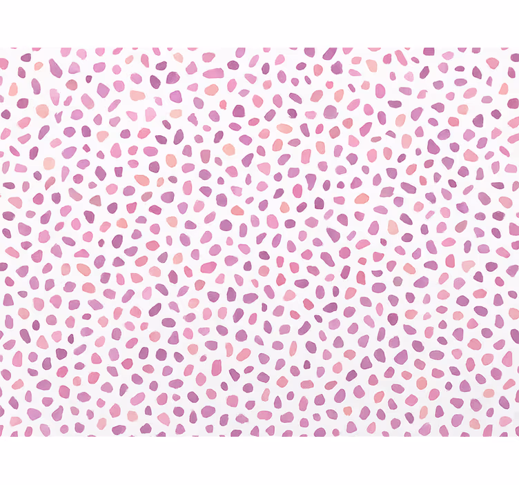 Abstraktno tapeta rožnati terrazzo pika - TenStickers