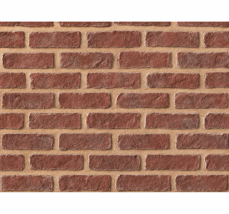 Opečnato ozadje postarano rdeče opeke - TenStickers