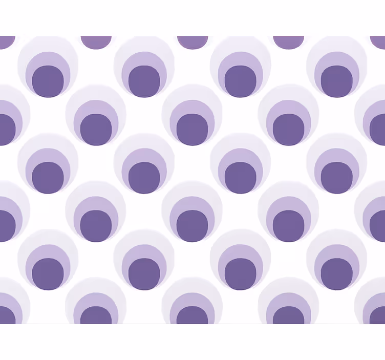 Tapeta za dnevno sobo oblika vijoličnih krogov - TenStickers