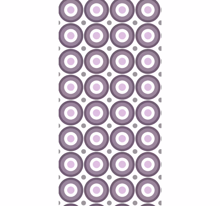 Tapeta za glavno spalnico v vijoličnem 70-ih slogu - TenStickers
