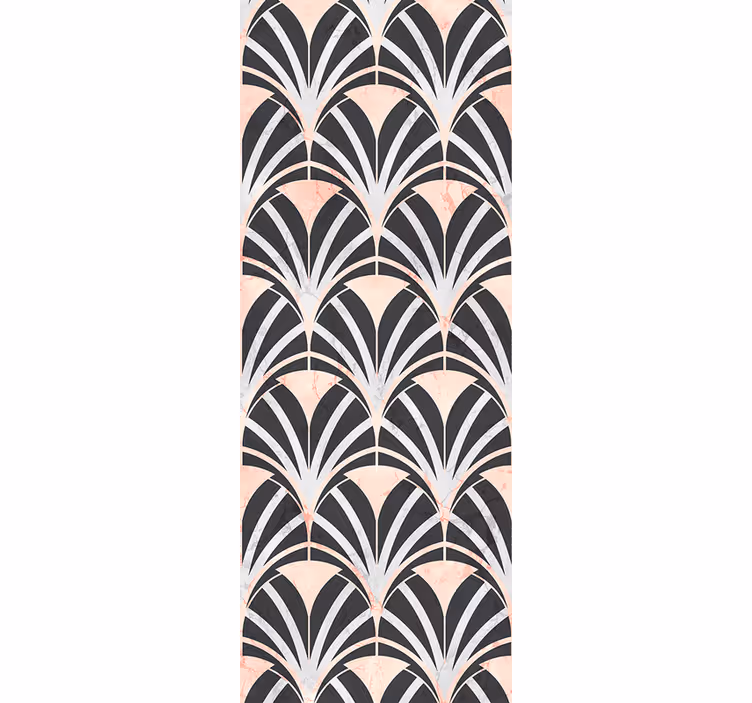 Tapete za spalnice vzorec marmorja v stilu art deco - TenStickers