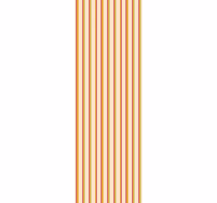 Tapete za spalnice retro pastelni črtasti vzorec - TenStickers