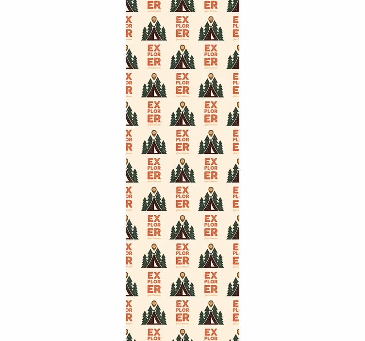 Tapete za spalnice raziskovanje kampiranja - TenStickers