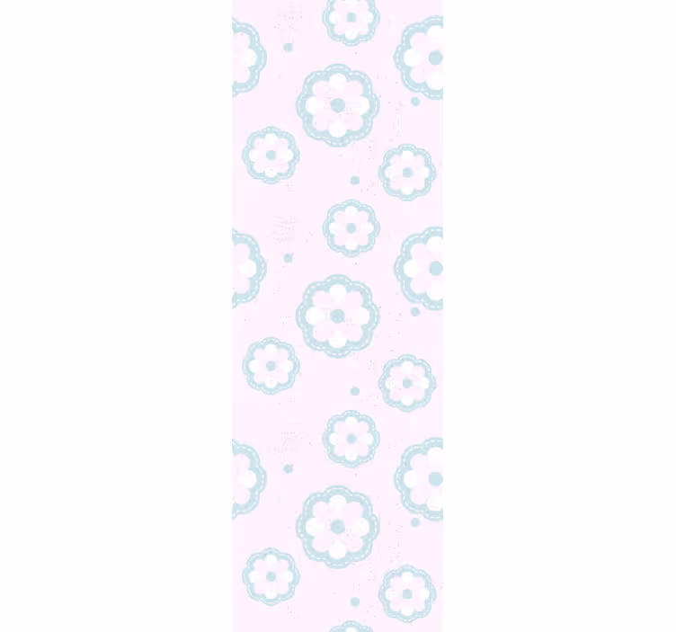 Tapete za spalnice rožnata vzorčasta shabby chic - TenStickers