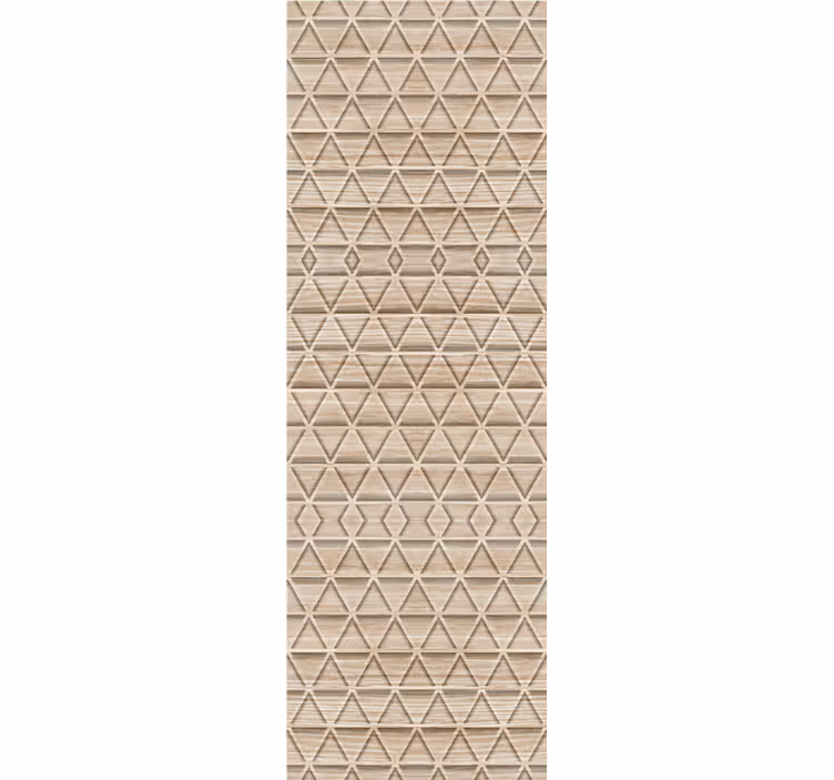 Tapete za spalnice leseni trikotni geometrijski vzorci - TenStickers
