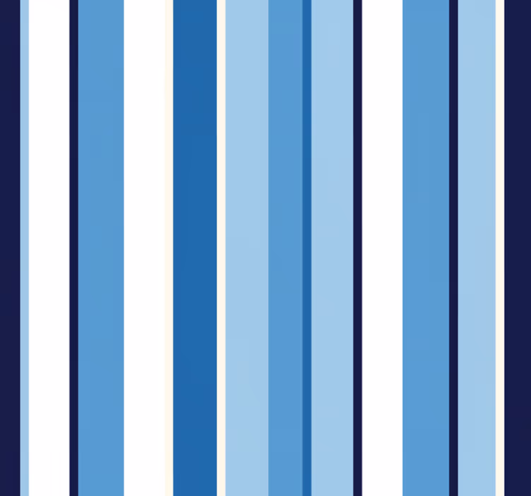 Vertikalne črtaste tapete svetlo in temno modre stripe - TenStickers