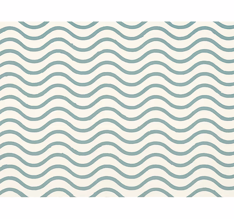 Geometrijski ozadje umirjeni teal pikselni valovi - TenStickers