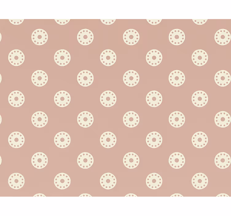 Pikasto tapeta za steno v toni zamrznjene rožnate - TenStickers